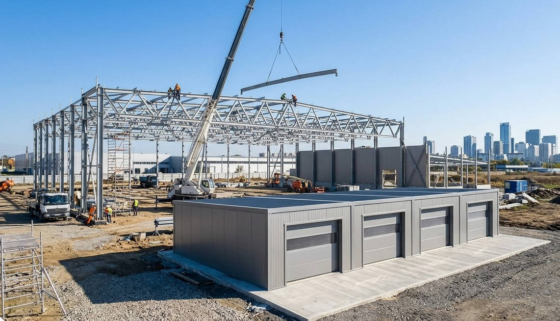 Сучасне будівництво: Від модульних гаражів до металевих ферм